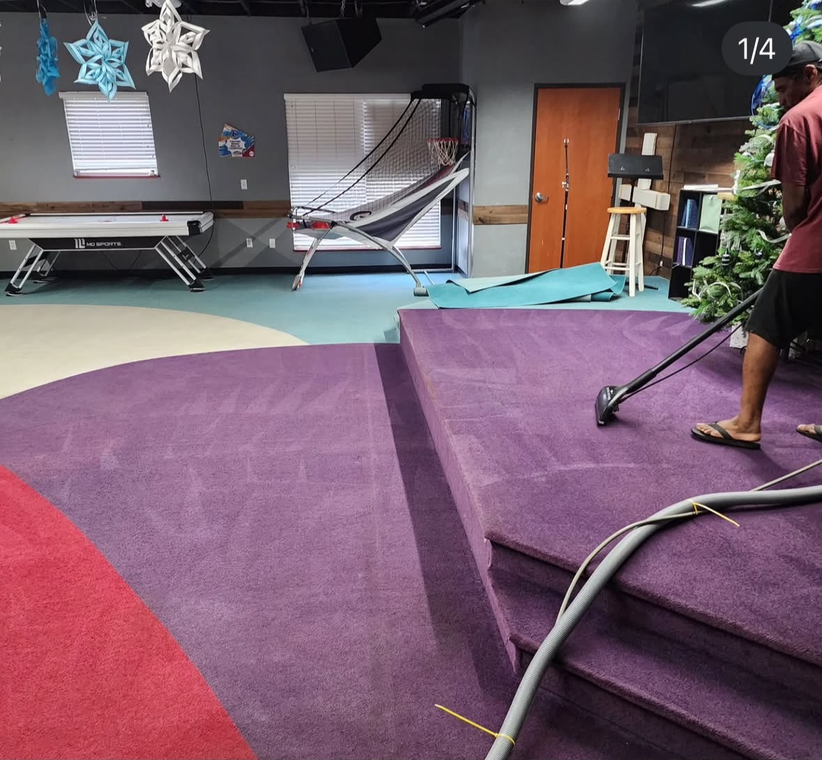 Professional carpet cleaning